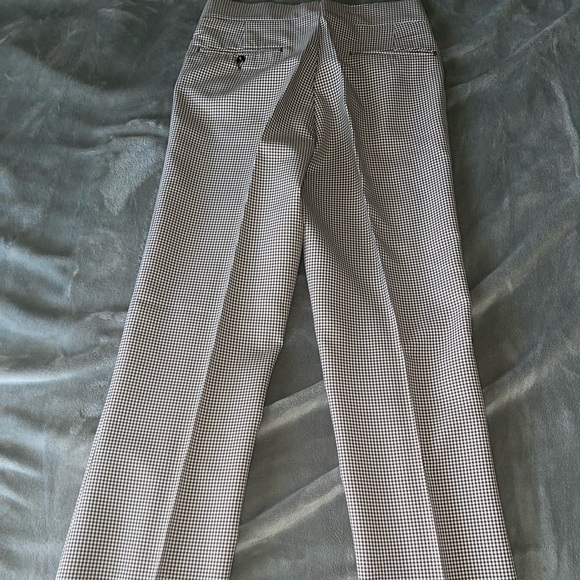 Jaymar Women’s Brown Plaid Slack Dress Pants - Picture 3 of 5